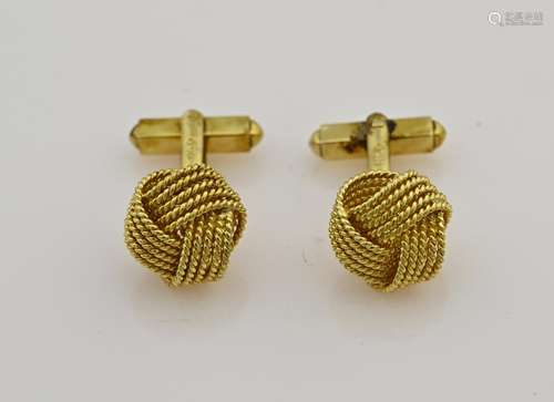 Gold cufflinks