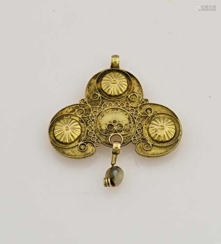 Antique gold pendant