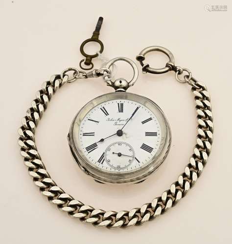 Silver men's watch