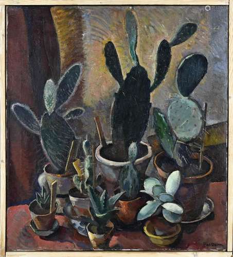 Pol Dom, Still life with cactus