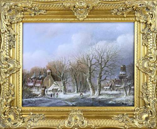 T. Heesakkers, Dutch winter view