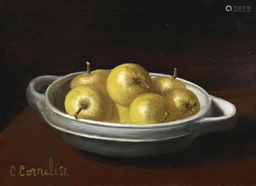 C. Cornelisz, Bowl with apples