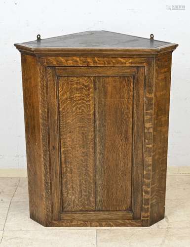 English corner cabinet