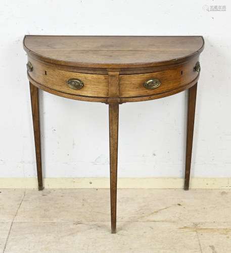 Half moon table, 1800