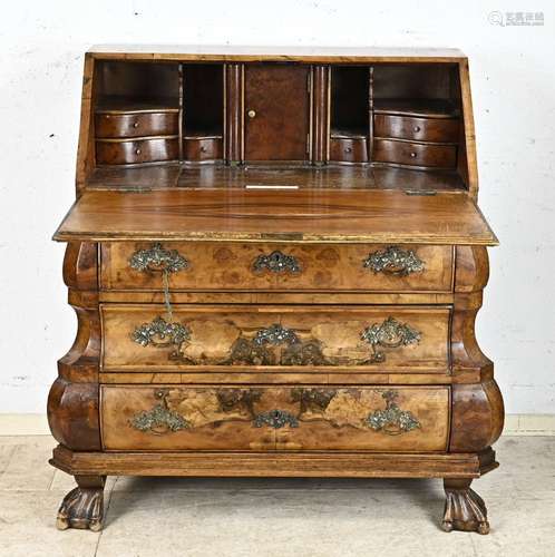 Burr nut secretaire, 1880