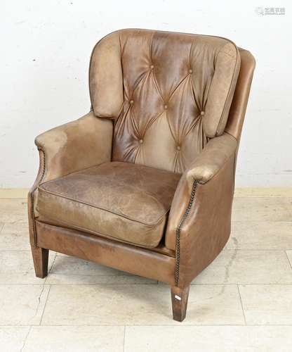 Sheepskin armchair