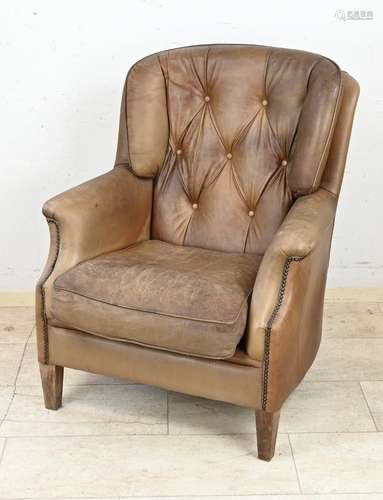 Sheepskin armchair