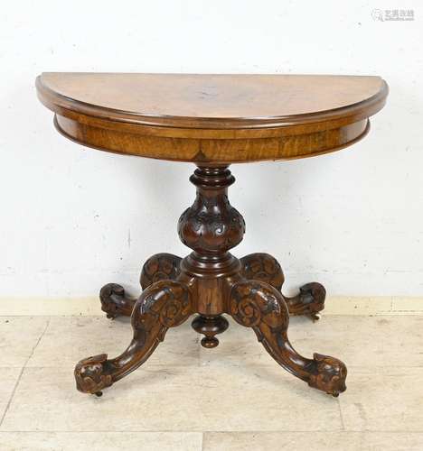 Antique English play/bridge table