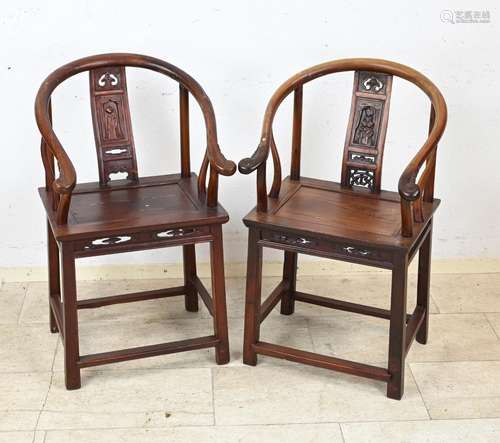 Two Chinese chairs