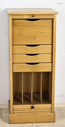 Beech wood filing cabinet