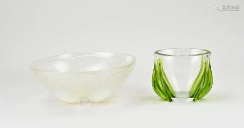 Two parts glassware from Lalique