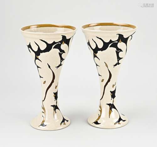 2x Colenbrander/Ram vase 'Spichtig'