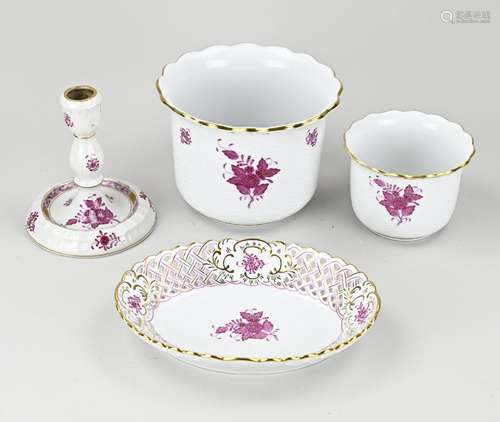 Lot Herend porcelain (4x)