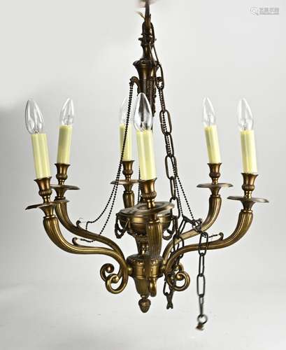 Bronze hanging lamp