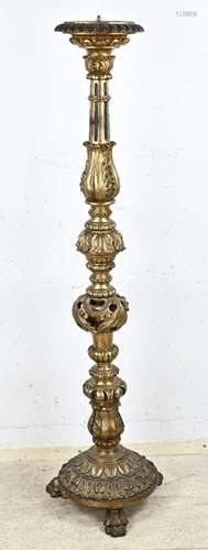 Antique pedestal, H 161 cm.