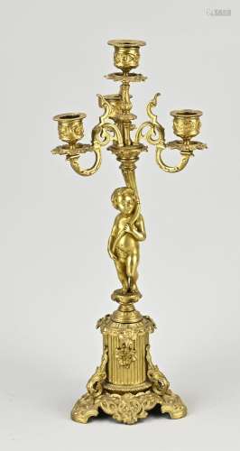 Antique French Charles Dix candlestick, 1840