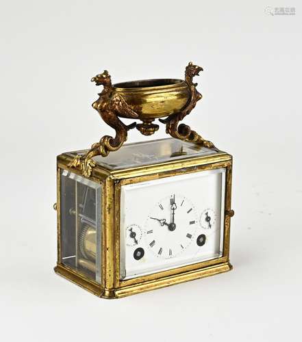 Rare French travel alarm clock