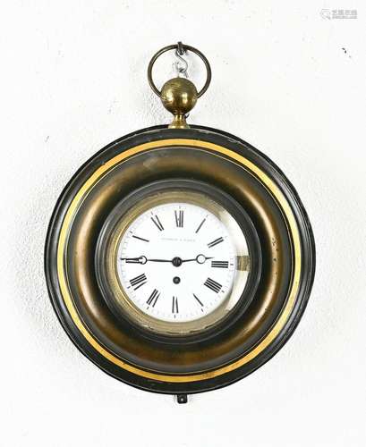 French wall clock, 1870