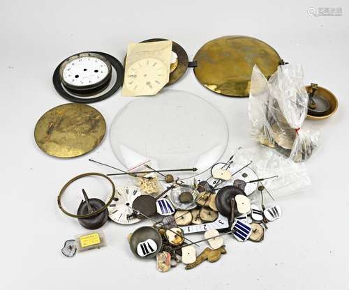 Lot of clock parts