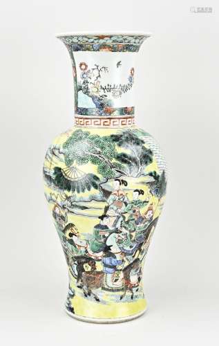 Chinese vase, H 46.5 cm.