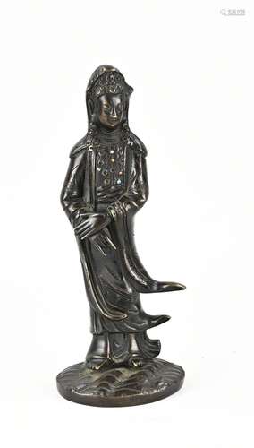 Japanese or Chinese quan yin, H 26 cm.