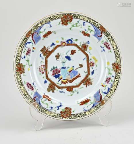 Chinese plate Ø 22.7 cm.