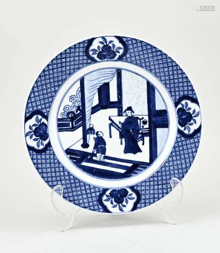 Chinese plate Ø 23.5 cm.