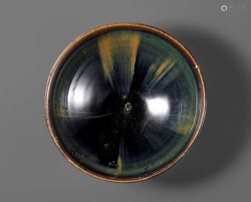 A CIZHOU-TYPE \'HARE\'S FURE\' GLAZED TEA BOWL, SONG DYNASTY