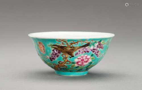 A DAZAYHAI FAMILLE ROSE PORCELAIN CUP, 1920s