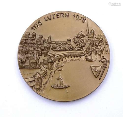 BRONZE MEDAILLE 1178 LUZERN 1978