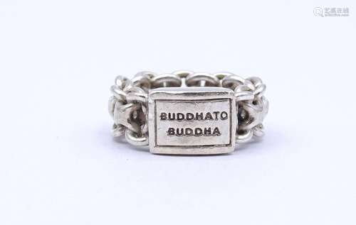 RING, BUDDHA TO BUDDHA, STERLING SILBER 0.925, 12,1G., RG 54