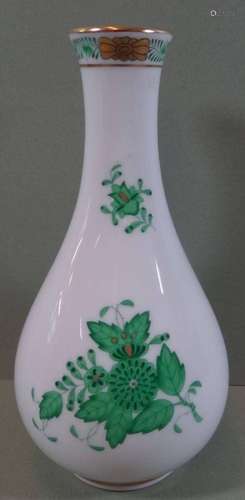 VASE "HEREND" APPONYI GRÜN