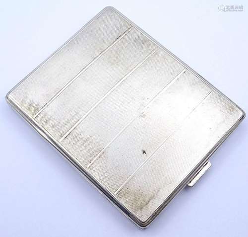 ZIGARETTEN ETUI IN 835ER SILBER, INNENGRAVUR 25.5.58 GILA, 8...