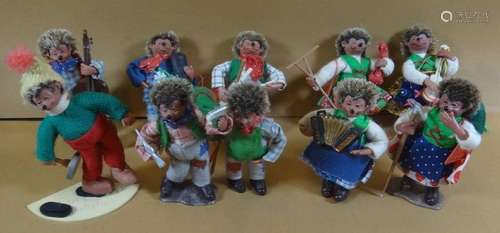 10X MECKI FIGUREN VON FA. GUSTAV PETER