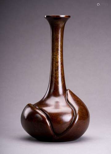 A BRONZE \'HOPE\' VASE, BY NAKAJIMA MITSUO YASUMI II (1906-1...