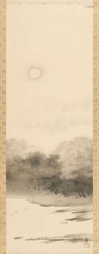 HASHIMOTO GAHO (1835-1908): A SCROLL PAINTING OF A LANDSCAPE