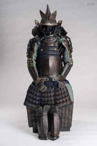 A SUIT OF ARMOR WITH EBOSHI KABUTO