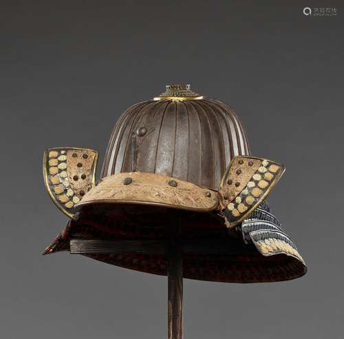 AN IRON KABUTO (HELMET)