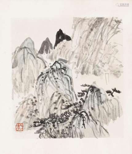 MOUNTAIN LANDSCAPE\' BY CHEN SHIZENG