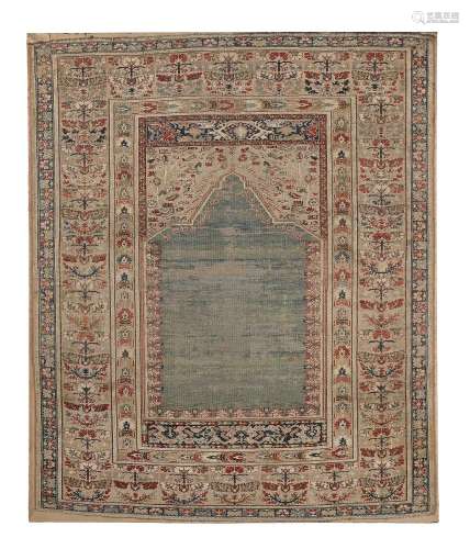 TWO PERSIAN PRAYER RUGS