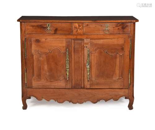 A FRENCH PROVINCIAL FRUITWOOD BUFFET