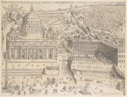 A TWO PART CITY PLAN OF ROME AFTER GIOVANNI MAGGI AND GIACOM...