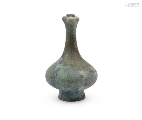 A CHINESE ARCHAIC HAN STYLE BRONZE VASE