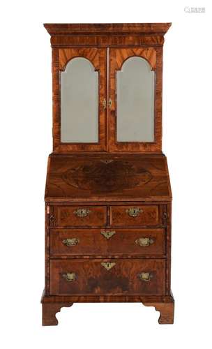 A WALNUT BUREAU CABINET