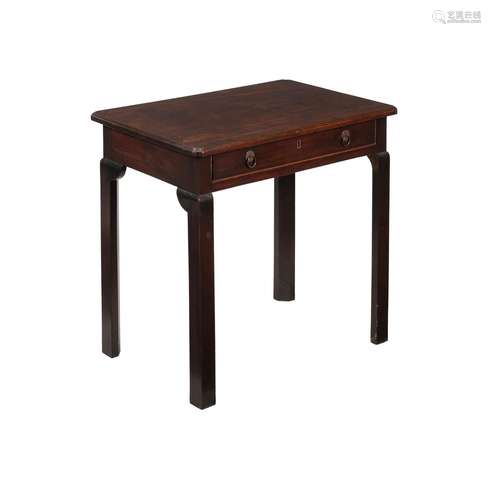 A GEORGE III MAHOGANY TABLE