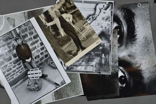 PHOTOGRAPHIES. Ensemble de 9 photographies diverses.<br />
-...