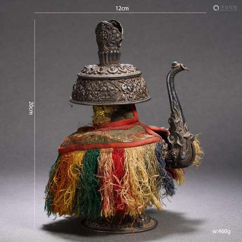 A Tibetan Bronze Initiation Vase