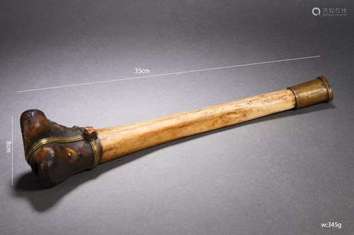 A Tibetan Ritual Trumpet Bone