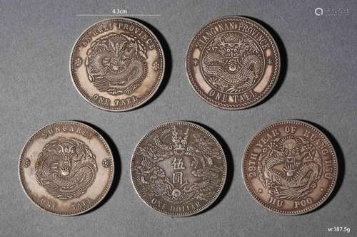 A Group of Silver Coins