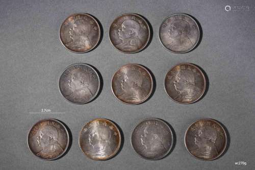 A Group of Silver Coins